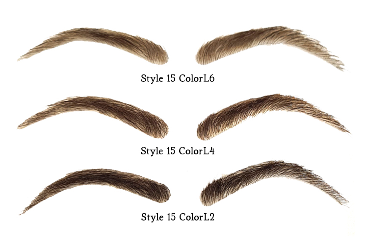 Style 15 Wide Eyebrow Color L4
